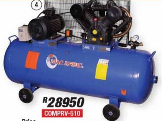 Compressors COMPRV510 offer at Adendorff Machinery Mart