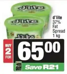 Spar d'lite Fat Spread offer