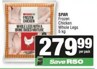SPAR Frozen Chicken Whole Legs