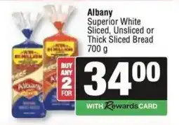 Spar Albany Superior White Sliced Bread offer