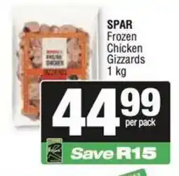 Spar SPAR Frozen Chicken Gizzards offer