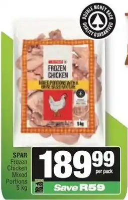 Spar SPAR Frozen Chicken Mixed Portions offer