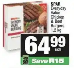 Spar SPAR Everyday Value Chicken & Beef Burgers offer