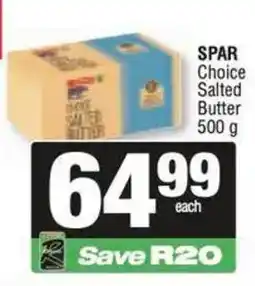 Spar SPAR Choice Salted Butter offer