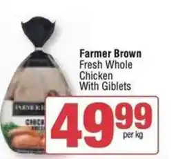 Spar Farmer Brown Fresh Whole Chicken With Giblets offer