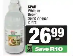 Spar SPAR White or Brown Spirit Vinegar offer