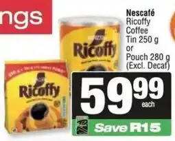 Spar Nescafé Ricoffy Coffee offer