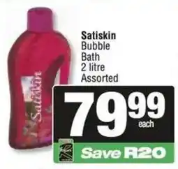 Spar Satiskin Bubble Bath Assorted offer