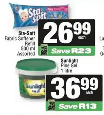 Sta-Soft Fabric Softener Refill Assorted