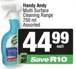 Spar Handy Andy Multi Surface Cleaning Range Assorted offer