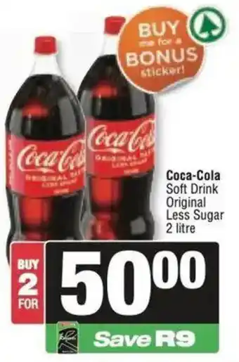 Coca-Cola Soft Drink Original Less Sugar