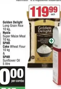 Spar Golden Delight Long Grain Rice offer