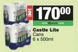 Spar Castle Lite Cans offer
