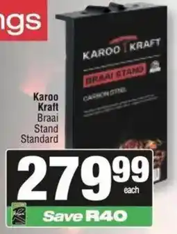 Spar Karoo Kraft Braai Stand Standard offer