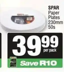 Spar SPAR Paper Plates offer