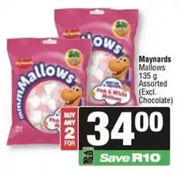 Spar Maynards Mallows Assorted offer
