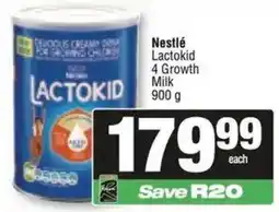 Spar Nestlé Lactokid 4 Growth Milk offer