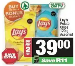Spar Lay's Potato Chips Assorted offer