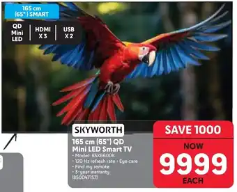 SKYWORTH 165 cm (65") QD Mini LED Smart TV