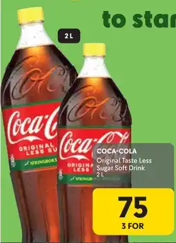 Makro Coca-Cola Original Taste Less Sugar Soft Drink offer