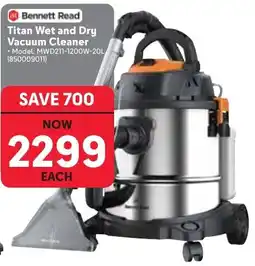 Makro Bennett Read Titan Wet and Dry Vacuum Cleaner offer