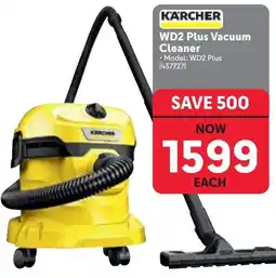Makro KARCHER WD2 Plus Vacuum Cleaner offer