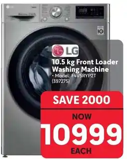 Makro LG 10.5 kg Front Loader Washing Machine offer