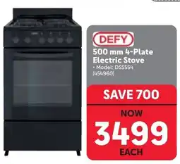 Makro DEFY 500 mm 4-Plate Electric Stove offer