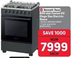 Makro Bennett Read 600 mm Fusion 60 Onyx Gas Electric Stove offer