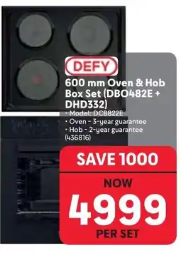 Makro DEFY 600 mm Oven & Hob Box Set offer