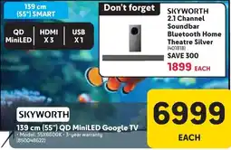 Makro SKYWORTH 139 cm (55") QD MiniLED Google TV offer