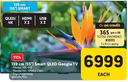 Makro TCL 139 cm (55") Smart QLED Google TV offer