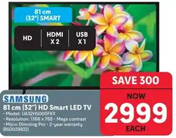 Makro SAMSUNG 81 cm (32") HD Smart LED TV offer