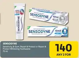 Makro SENSODYNE Sensitivity & Gum, Repair & Protect or Repair & Protect Whitening Toothpaste offer