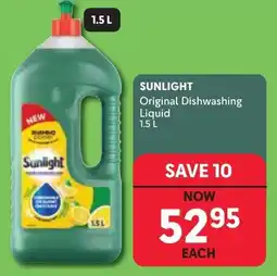 Makro Sunlight Original Dishwashing Liquid offer