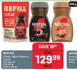 Makro NESCAFÉ Classic, Black Roast or Crema offer