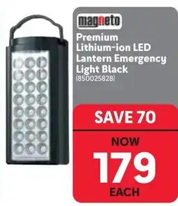 Makro magneto Premium Lithium-ion LED Lantern Emergency Light Black offer