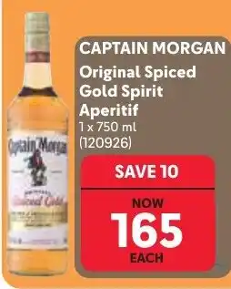 Makro Captain Morgan Original Spiced Gold Spirit Aperitif offer