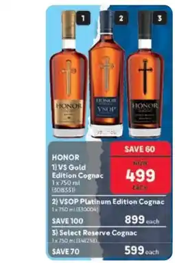 Makro HONOR VS Gold Edition Cognac offer