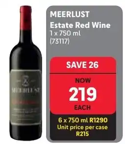 Makro MEERLUST Estate Red Wine offer