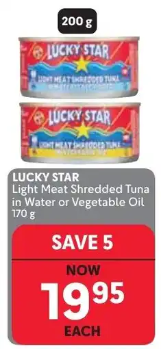 Makro LUCKY STAR Light Meat Shredded Tuna offer