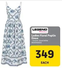 Makro Legend Ladies Floral Poplin Dress offer