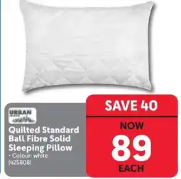 Makro Urban Quilted Standard Ball Fibre Solid Sleeping Pillow offer