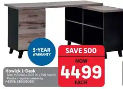 Makro Howick L-Desk offer
