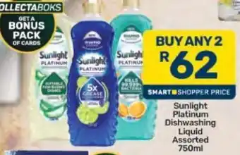 Sunlight Platinum Dishwashing Liquid Assorted