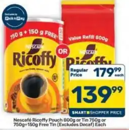 Pick n Pay Hypermarket Nescafé Ricoffy offer