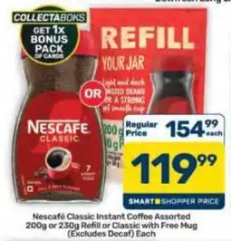 Pick n Pay Hypermarket Nescafe Classic Instant Coffee Assorted offer