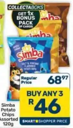 Pick n Pay Hypermarket Simba Potato Chips Assorted offer