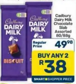 Pick n Pay Hypermarket Cadbury Dairy Milk Chocolate Slab Assorted offer