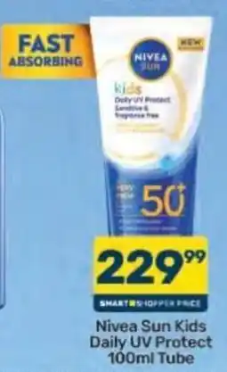 Pick n Pay Nivea Sun Kids Daily UV Protect offer